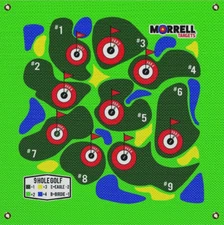 Morrell Golf Polypropylene Target Face with Grommets and Self-Healing