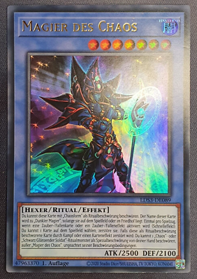 Magier des Chaos Neu! Ultra Rare Holo Yugioh Deutsch Dunkler Magier | eBay