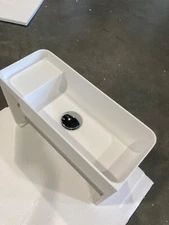 Falper Lavamani 18" Compact Wall-Mount Handwash Basin Sink Ceramilux WHITE New!