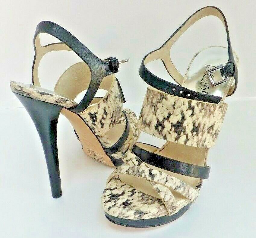 Michael Kors Nadja Platform Sandal in Natural/Black, Reg