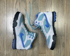 Nike Caldera ACG Hiking Boot Suede Grey Teal Blue 920911 T3 Size 9 Vintage 1992