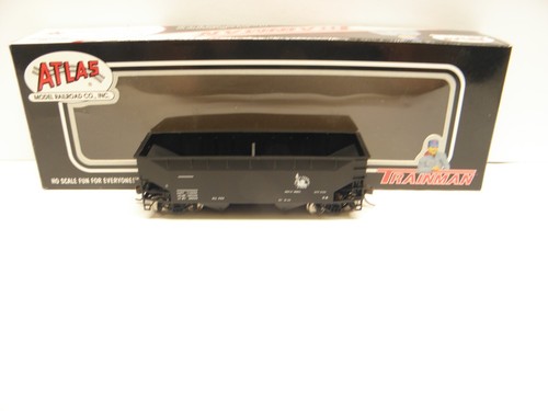 ATLAS TRAINMAN #ARHS-06 2 BAY HOPPER - JERSEY CENTRAL - NO RD #HO SCALE - NEW LOT - B