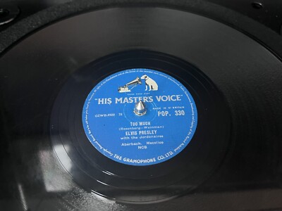 Elvis Presley HMV 78 Too Much / Playing For Keeps 10  (V)