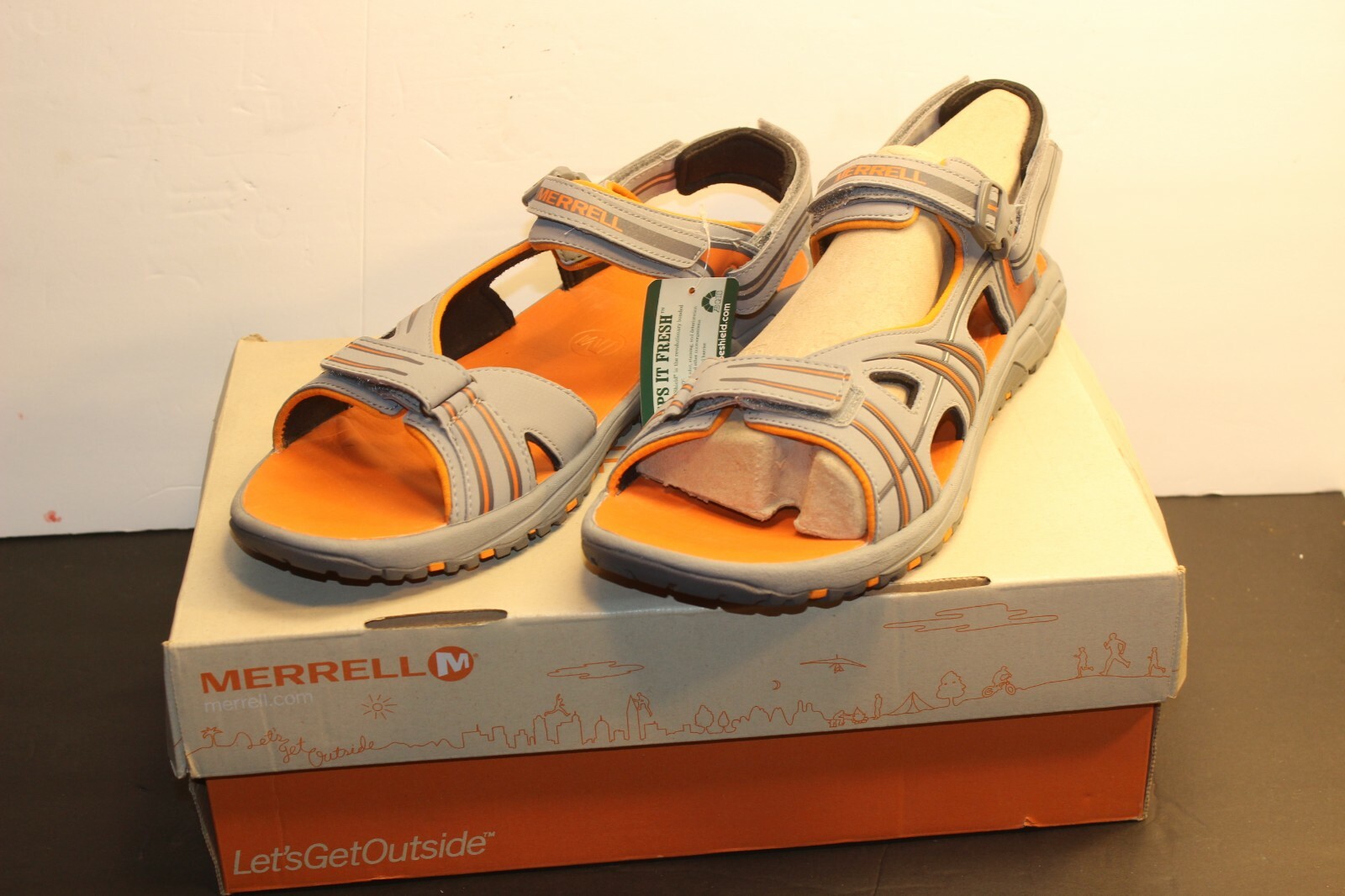 Merrell Sandali Uomo Mix Master Bound Sport Convertibili Pelle Tg 14 J41707
