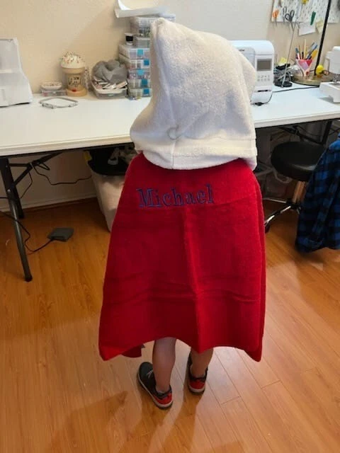 Toalla de baño con capucha para bebés y niños Foto 4 de 4