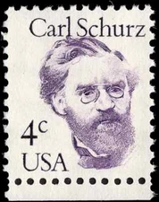 US Scott # 1847, Carl Schurz, 1983 4¢ Stamp, MNH