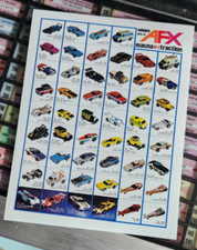 Aurora AFX Magna-Traction Cars 1975-78 Poster 8 1/2" x 11"