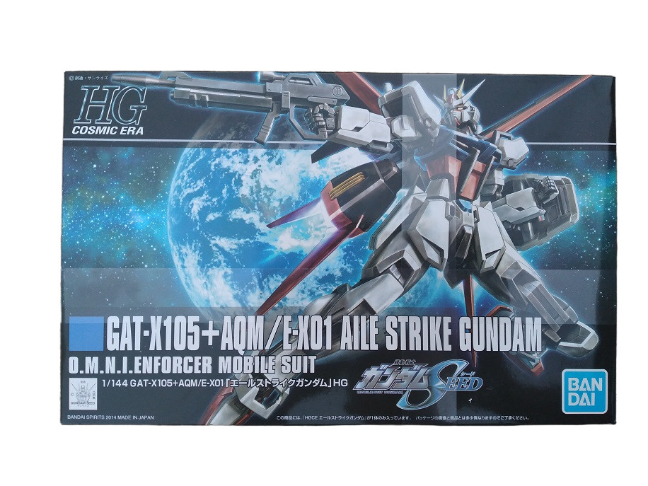 Bandai Gundam HGCE #171 GAT-X105+AQM/E-X01 Aile Strike 1/144 Scale Model Kit 