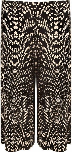 Pantalones Cortos Culottes Mujer Pierna Ancha Damas Elástico Estampado Elástico Talla Grande - Imagen 27 de 38