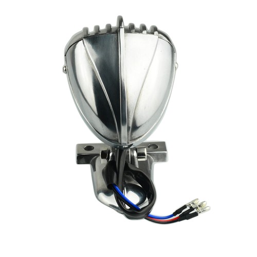 Motorcycle Polished Custom LED Taillight Lamp Brake Bracket For Harley Chopper - Bild 5 von 9