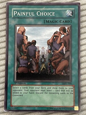 Yu-Gi-Oh! Painful Choice MRL-049 1.Edition (1st) Super Rare Yugioh Selten!