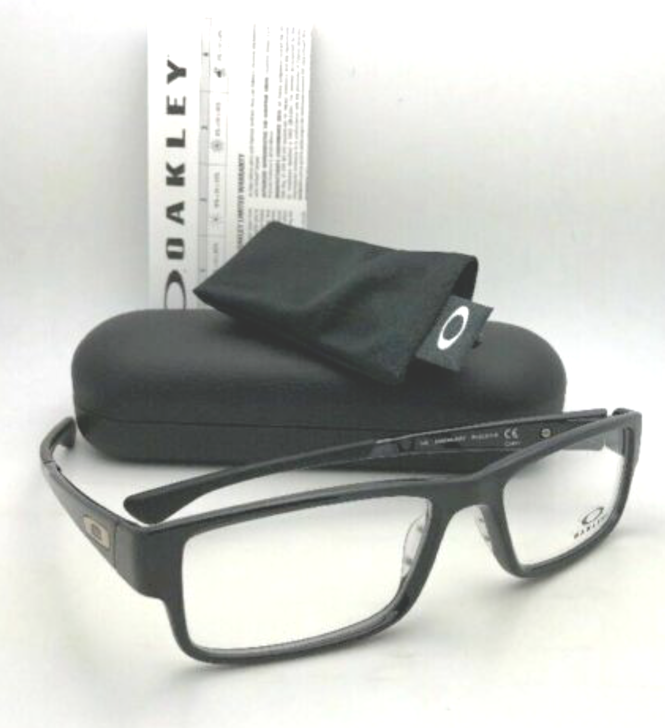 New Oakley AIRDROP XL Reading Glasses OX8046-0257 57-18 Black Frames  Eyeglasses