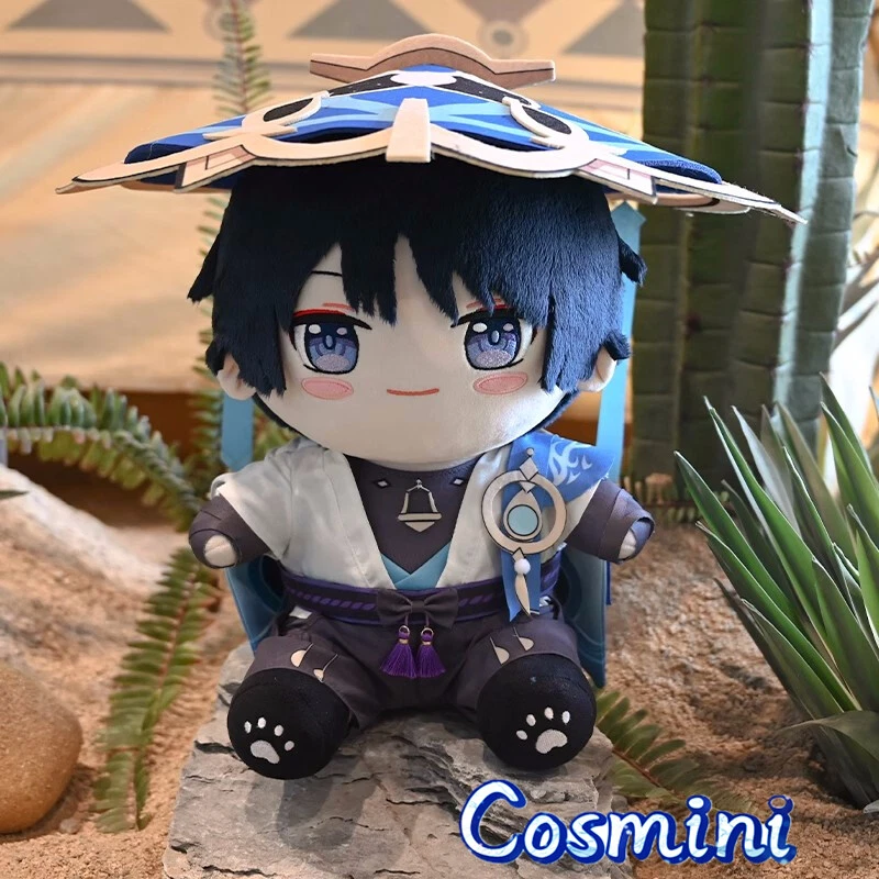 Anime Genshin Impact Scaramouche Wanderer San Dou Ni 20cm Cute Plush Doll Dress Up Cospslay Anime Toy Figure Xmas Gifts LHXY