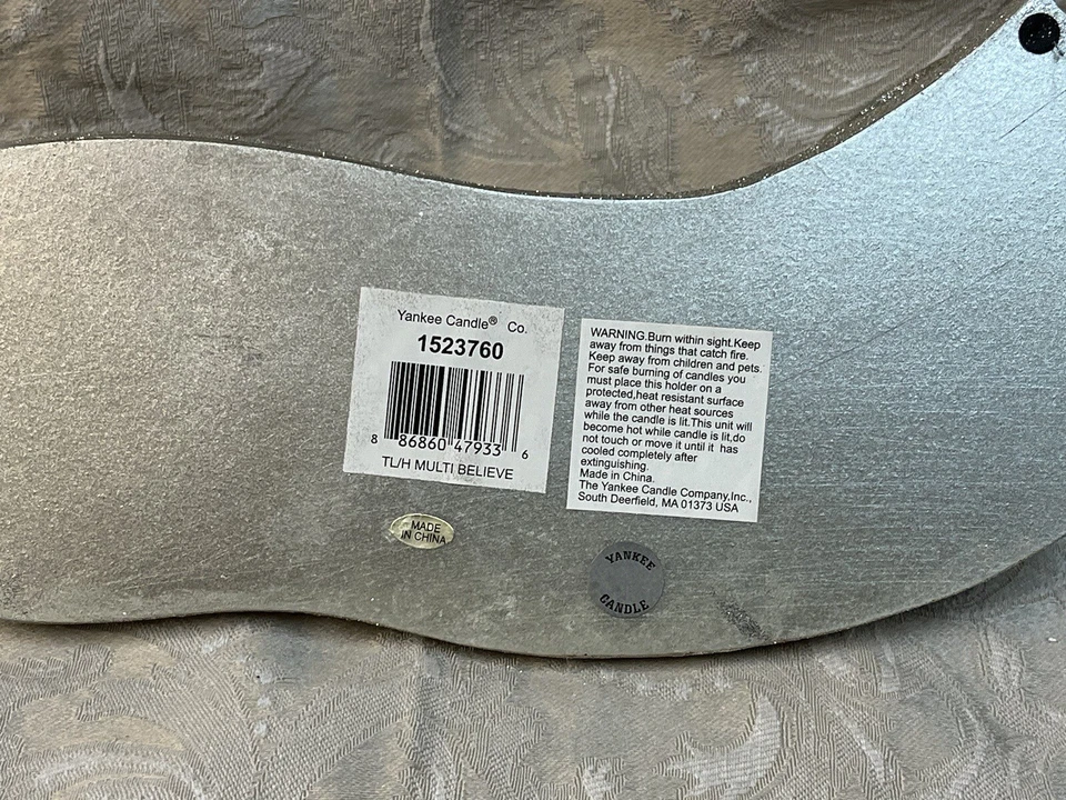 YANKEE CANDLE CREE BRILLANTE MULTI LUZ DE TÉ CANDELABRO VACACIONES RETIRADO Foto 4 de 4