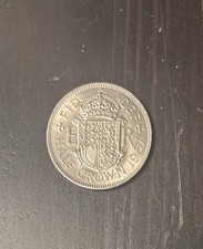 1967 Queen Elizabeth II Half Crown