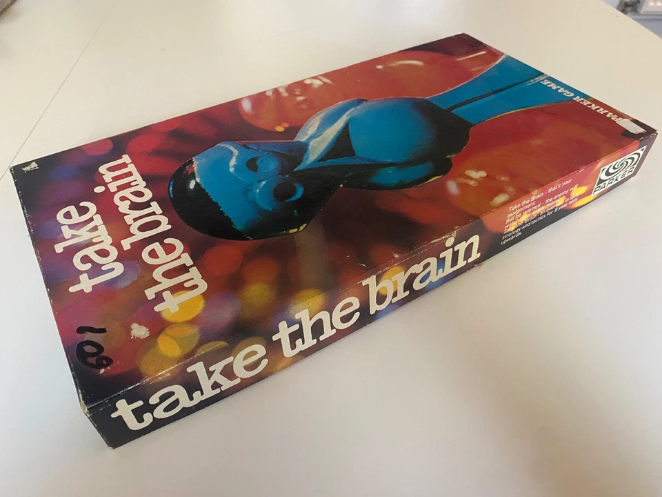 Vintage TAKE THE BRAIN BOARD GAME 1970s  Parker Games - rare good condition - Image 4 of 4