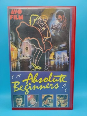 ABSOLUTE ANFÄNGER 1988 David Bowie Anita Morris AVO FILM VHS Red Box Musical