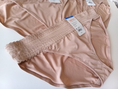 3 Paar Warner No Knipching No Problems Bikini Mikrofaser Höschen Gr. XL / 8 Neu mit Etikett - Bild 3 von 4