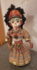 NEPAL handgefertigte 2 Gesichte Marionettenpuppe Ganesha Ton/Keramik ca. 33 cm H