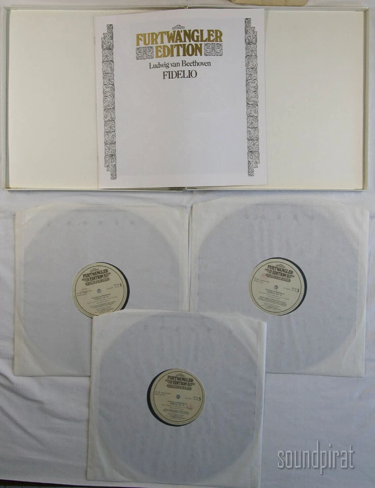 WILHELM FURTWANGLER & FLAGSTAD BEETHOVEN FIDELIO FONIT CETRA 3 LP BOX FE 44 NM - Image 2 of 4