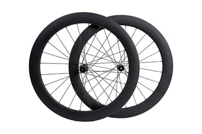 Carbon Laufradsatz 700C 60mm 1650g T800 120T 4-Pawl 23mm Tubeless Ready NEU