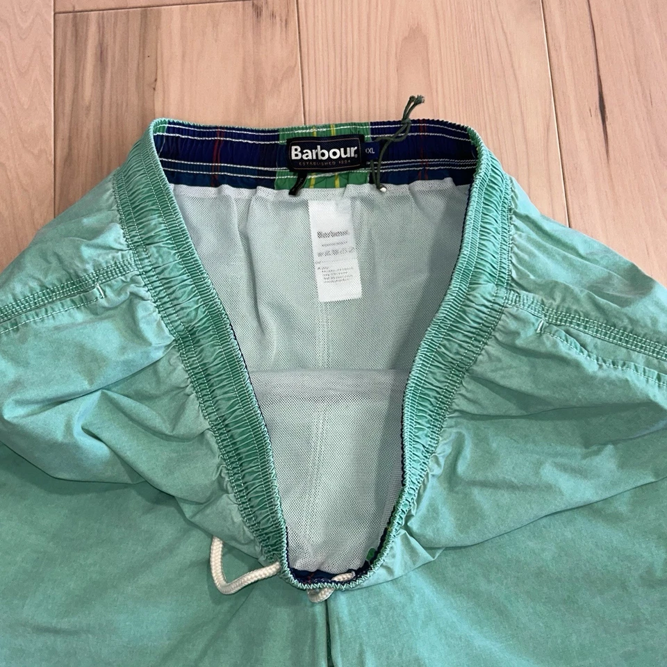 Barbour Turnberry Swim Trunks Green Short Lined 5” Inseam Men’s 2XL - Image 4 of 4