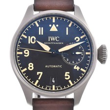 with paper IWC SCHAFFHAUSEN Big Pilot Heritage IW501004 Men's Watch C#147368