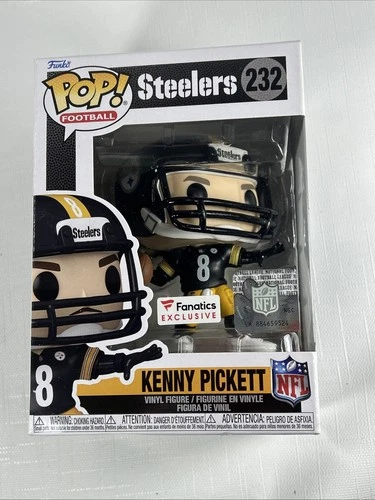 Funko POP! NFL Pittsburgh Steelers Kenny Pickett Fanatics Exclusive Figure #232