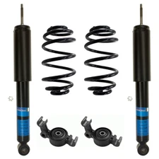 Sachs Rear Shock Absorber & Lesjofors Coil Springs Kit for Saab 9-3 03-10 L4 FWD