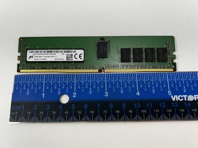 Micron 16GB DDR4 PC4-2400T-RE1-11 ECC Server RAM MT18ASF2G72PDZ-2G3D1QK