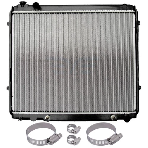 Radiator CU2321 For 2000-2006 Toyota Tundra 4.7L V8  with Oil Hose Clamps Kit