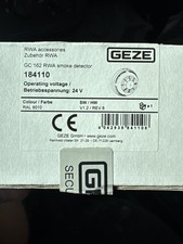 x7 Geze Smoke Detector Alarm