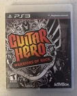 Guitar Hero Warriors Of Rock PS3 Case & Game CIB Playstation 3 , Mint Disc