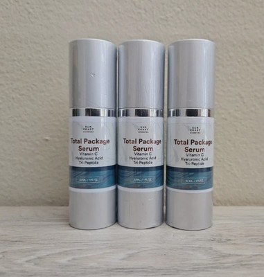 Quality Sun Coast Package Total Science Serum, Vitamin C, Hyaluronic Acid, 1 Oun