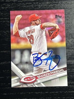 2017 Topps Brandon Finnegan Signed In Person Auto Card #85 Cincinnati Reds
