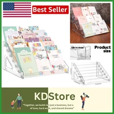 7 Tier Acrylic Trading Card Display Stand Organizer for Sports & Collectible ...