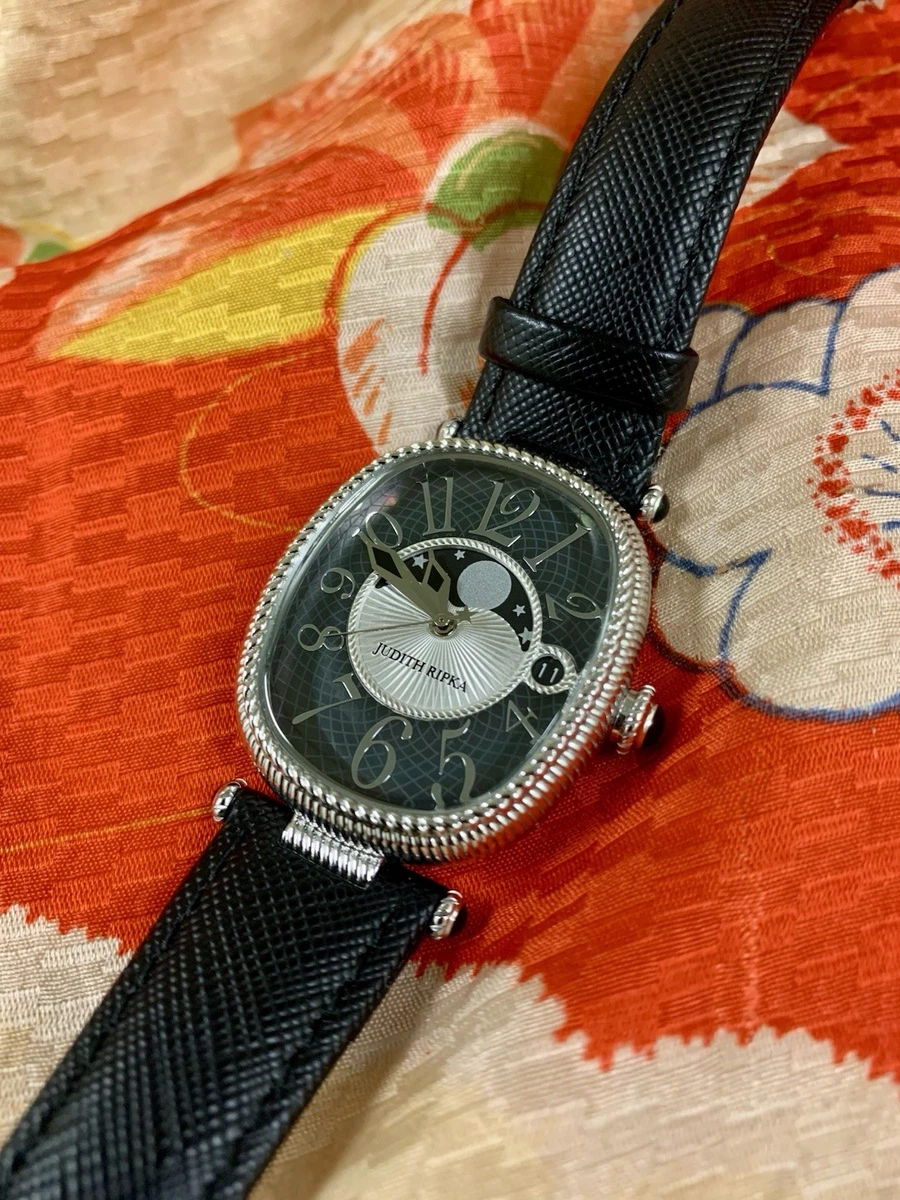 Judith Ripka black ceramic watch w:Arabic numbers at 3, 6, and 9 $_12.JPG?set_id=880000500F main image 2