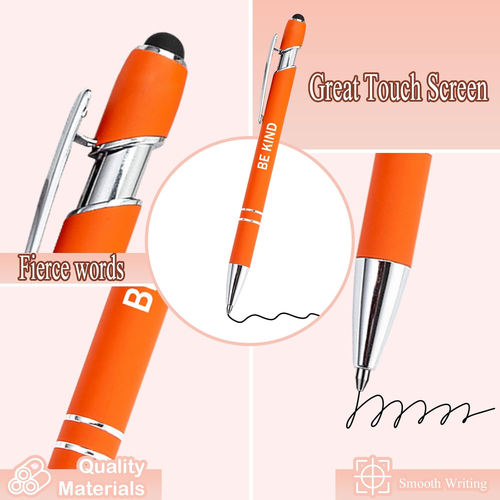 12-Piece Motivational Stylus Ballpoint Pen Set with Inspirational Quotes - Picture 2 of 12