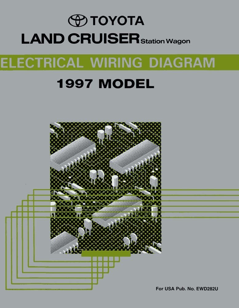 1997 Toyota Land Cruiser Wiring Diagrams Schematics Manual | eBay