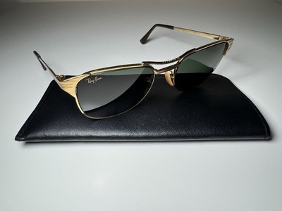 Vintage Ray-Ban Signet Bausch & Lomb Sunglasses Gold - Rare | eBay