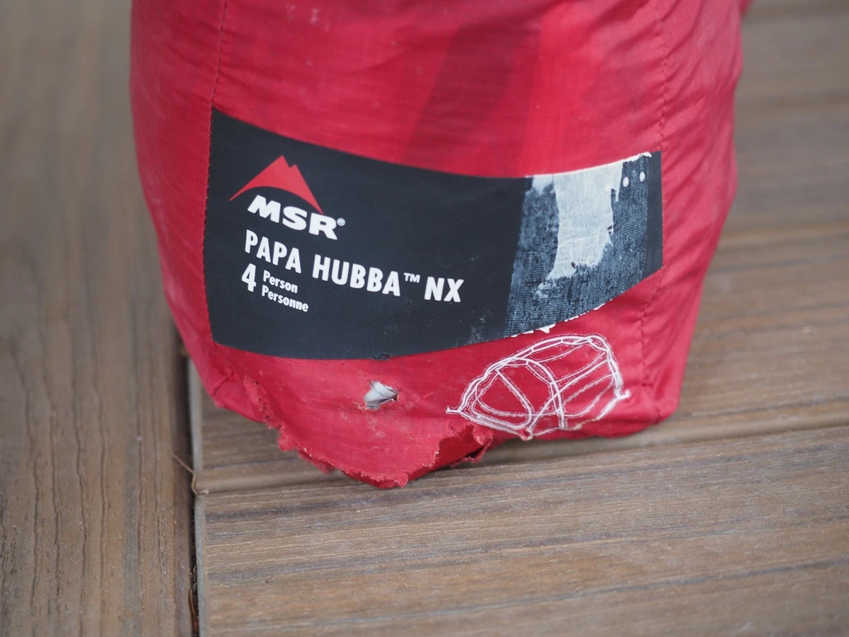 MSR Papa Hubba NX 4 Person Tent 3 Season with footprint. | eBay
