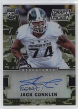 2016 Panini Prizm Collegiate Draft Picks Camo 25/199 Jack Conklin #235 Auto 8wm