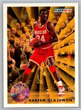 1993-94 Fleer #230 Hakeem Olajuwon