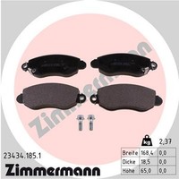 Bremsbelagsatz Scheibenbremse Zimmermann 23434.185.1 FüR Ford Transit 23434 Bus