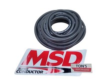 Msd 34013 Black 25 Feet 25ft Length 8.5mm Super Conductor Spark Plug Wire Rolls