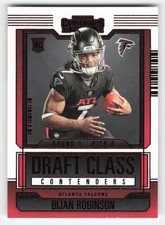 Bijan Robinson 2023 Panini Contenders Draft Class Contenders Red #2