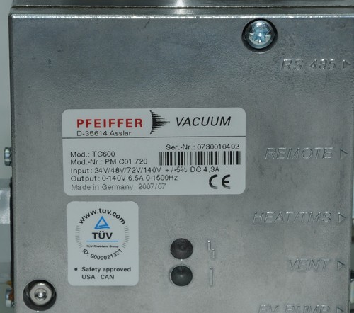 Pfeiffer Vacuum TMH 071 P PM P02 800 G + TC600 PM C01 720 + PM Z01 253 G Pump - Picture 6 of 9