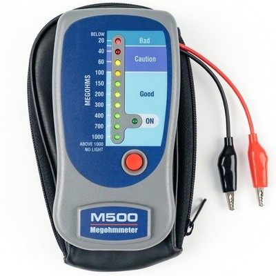M500 Megohmmeter Insulation Tester, HVAC Compressor & ECM Motor Tester up to ...