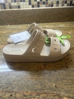 Crocs Women s Baya Platform Sandal Size 8 Women s Tan
