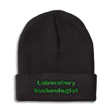 Beanies for Men Laboratory Technologist Winter Hats for Women Acrylic Skull Cap